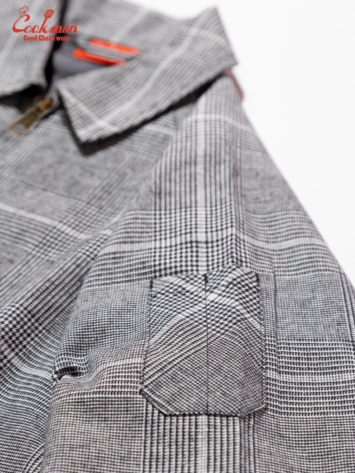 �ǥ�Х꡼���㥱�å� Delivery Jacket With Lining Glen Check Black