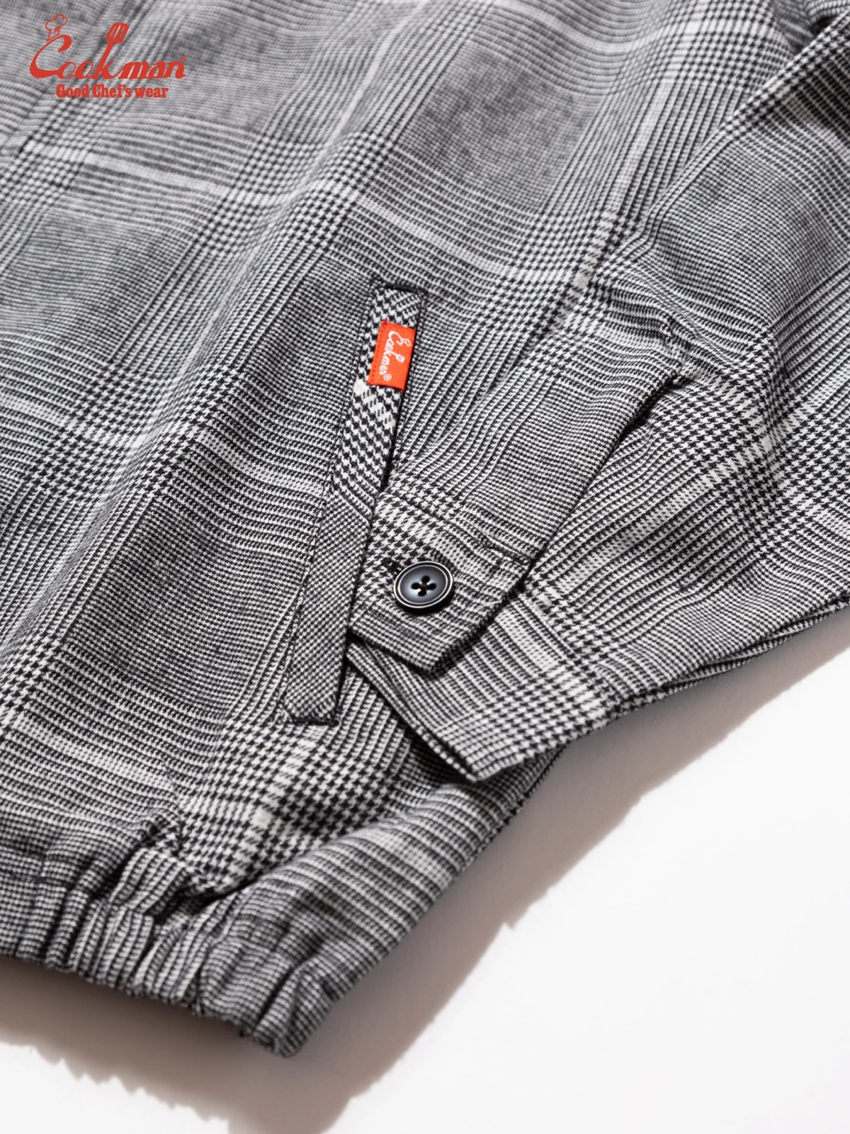 �ǥ�Х꡼���㥱�å� Delivery Jacket With Lining Glen Check Black