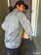 �ǥ�Х꡼���㥱�å� Delivery Jacket With Lining Glen Check Black