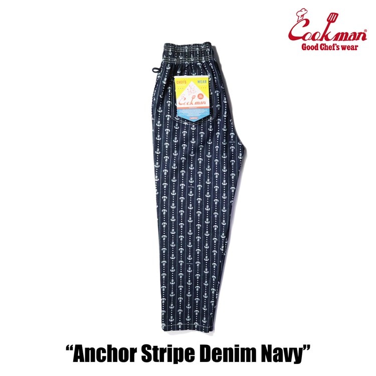 �����եѥ�� Chef Pants Anchor Stripe Denim