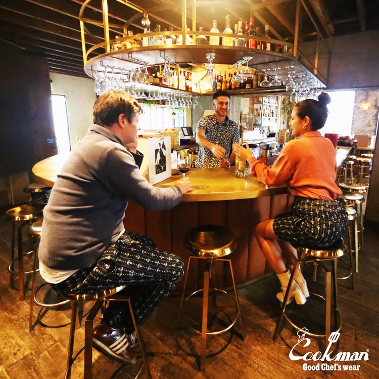 �����եѥ�� Chef Pants Anchor Stripe Denim