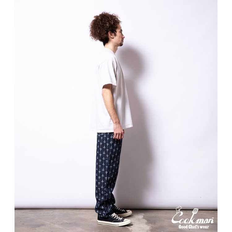 �����եѥ�� Chef Pants Anchor Stripe Denim