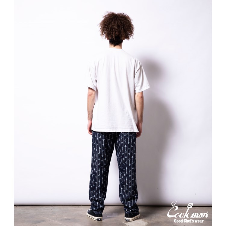 �����եѥ�� Chef Pants Anchor Stripe Denim