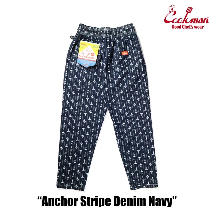 �����եѥ�� Chef Pants Anchor Stripe Denim