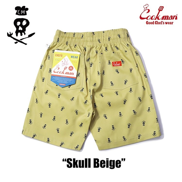 եѥ Chef Pants Short Skull Beige