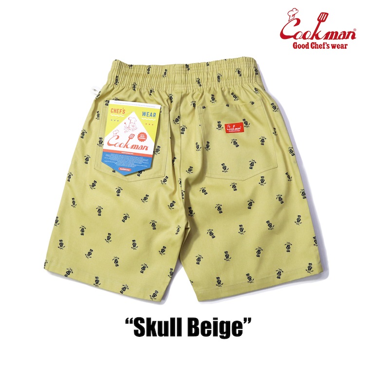 եѥ Chef Pants Short Skull Beige