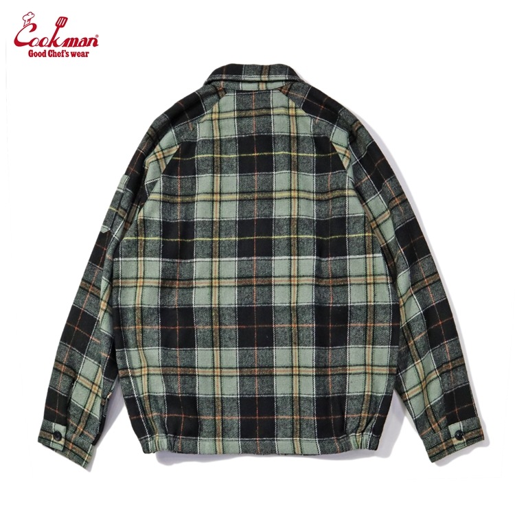 ǥХ꡼㥱å Delivery Jacket Woolmix Tartan Canadian Black