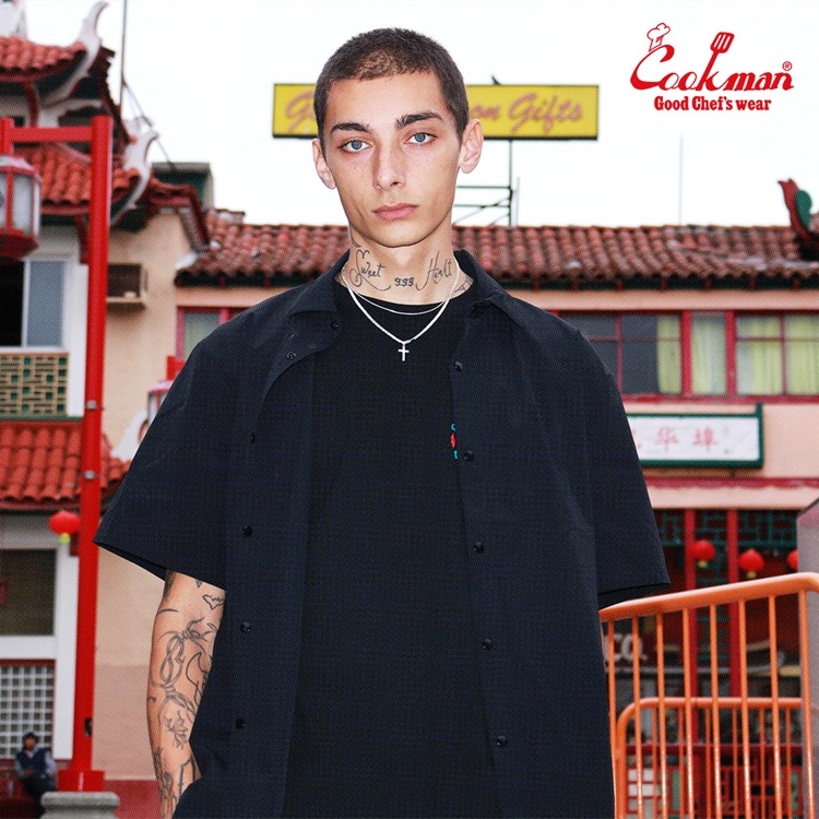 �������� Work Shirts Short  Sleeve Light Black