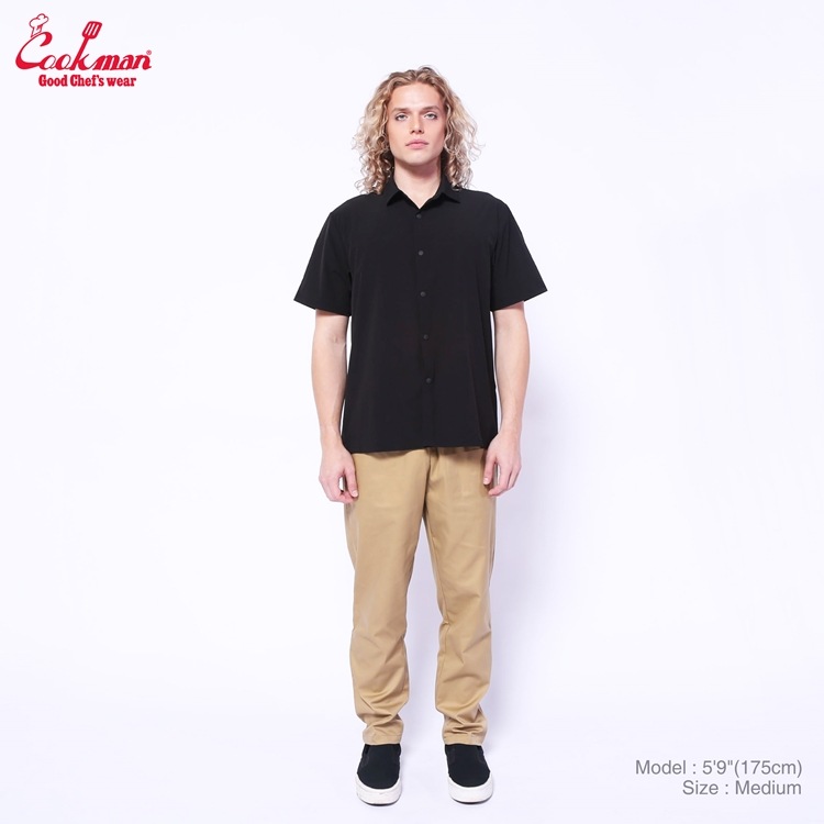 �������� Work Shirts Short  Sleeve Light Black