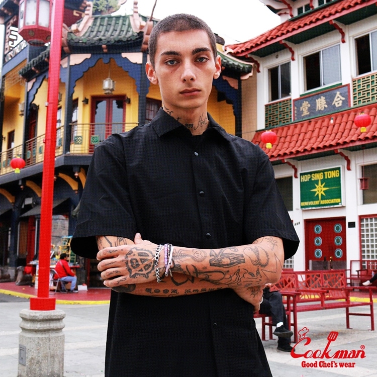 �������� Work Shirts Short  Sleeve Light Black