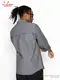 �����ե����� Chef Coat Long Sleeve Vented Chambray Black