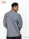 �����ե����� Chef Coat Long Sleeve Vented Chambray Black