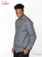 �����ե����� Chef Coat Long Sleeve Vented Chambray Black