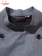 �����ե����� Chef Coat Long Sleeve Vented Chambray Black