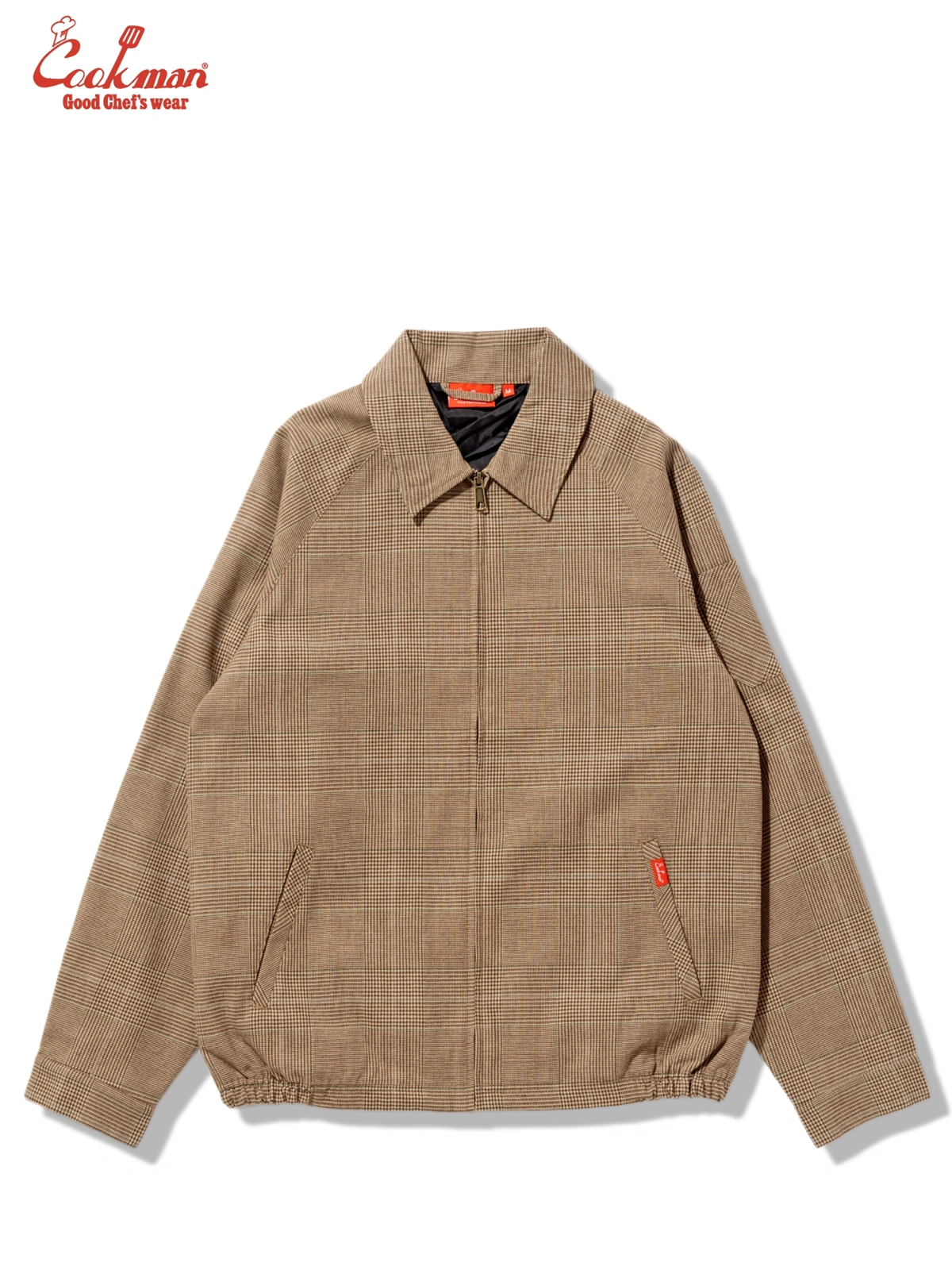 �ǥ�Х꡼���㥱�å� Delivery Jacket With Lining Glen Check Brown