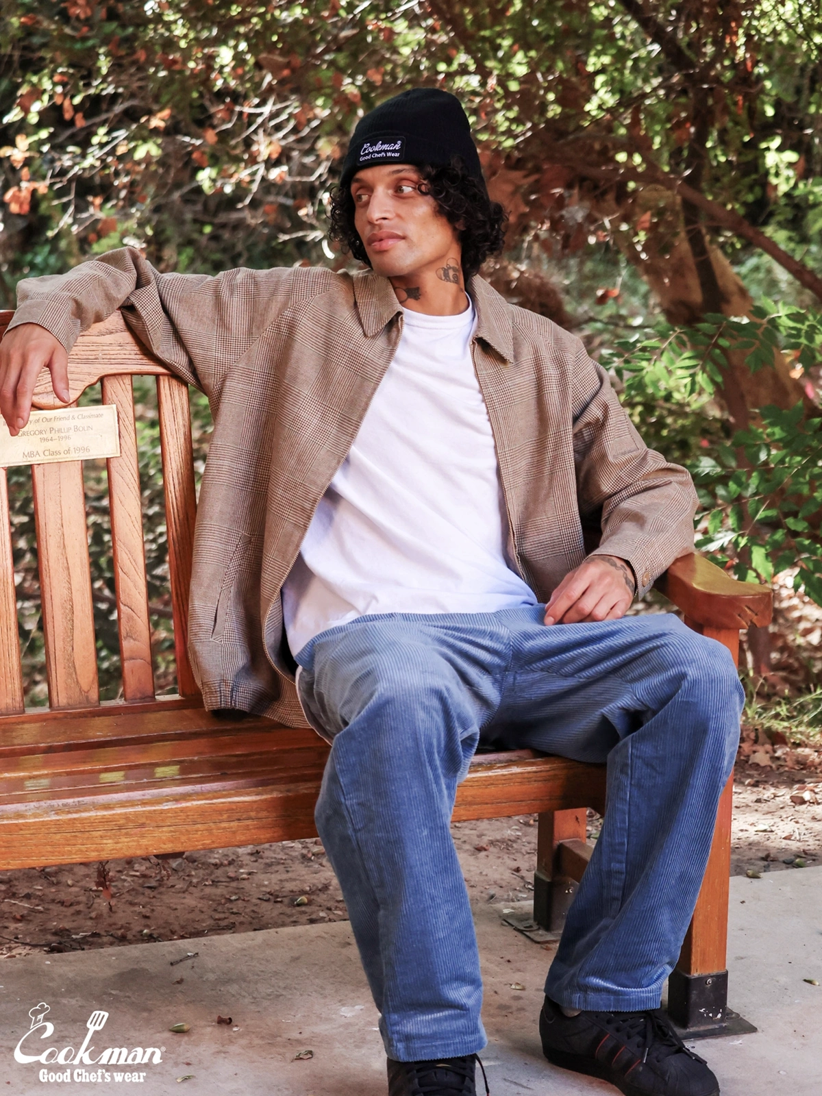 �ǥ�Х꡼���㥱�å� Delivery Jacket With Lining Glen Check Brown