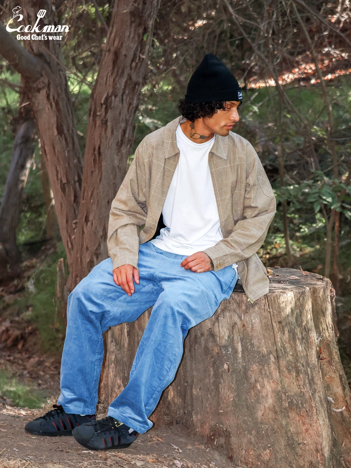 �ǥ�Х꡼���㥱�å� Delivery Jacket With Lining Glen Check Brown