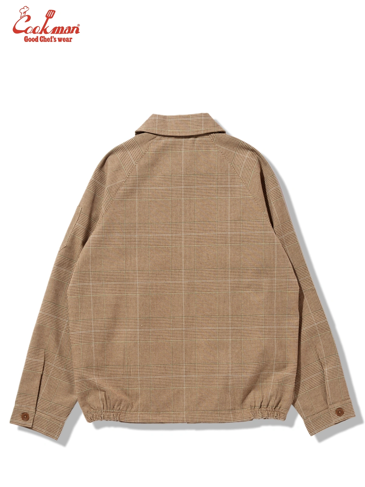 �ǥ�Х꡼���㥱�å� Delivery Jacket With Lining Glen Check Brown