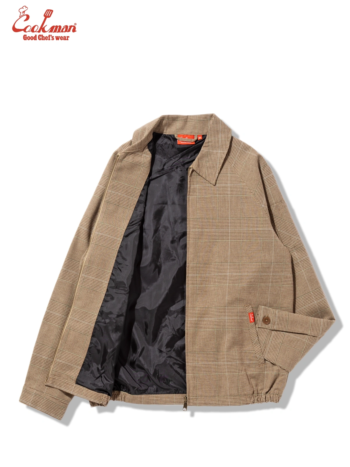 �ǥ�Х꡼���㥱�å� Delivery Jacket With Lining Glen Check Brown