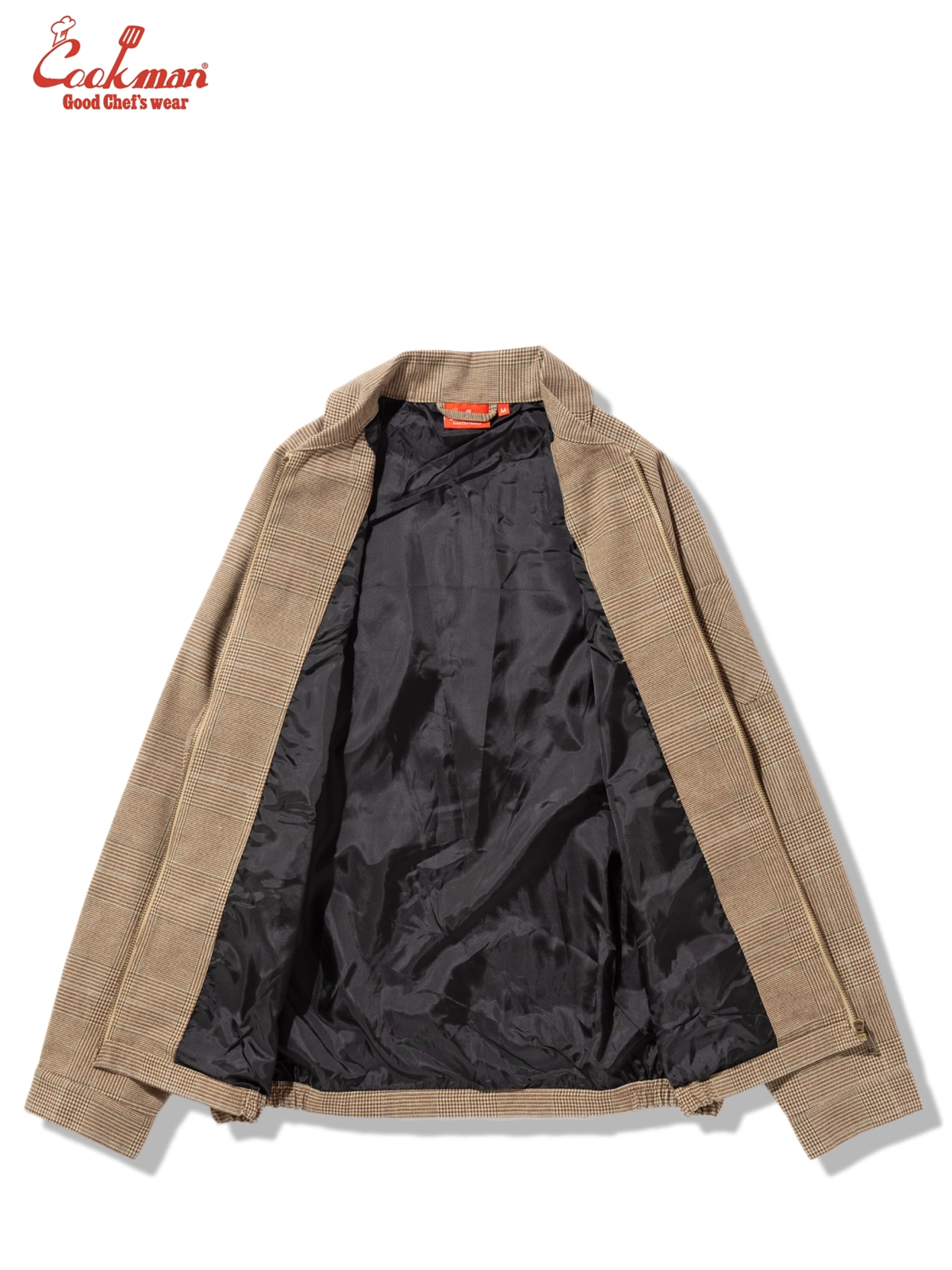 �ǥ�Х꡼���㥱�å� Delivery Jacket With Lining Glen Check Brown