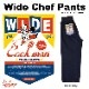 磻ɥեѥ Wide Chef Pants Denim Navy