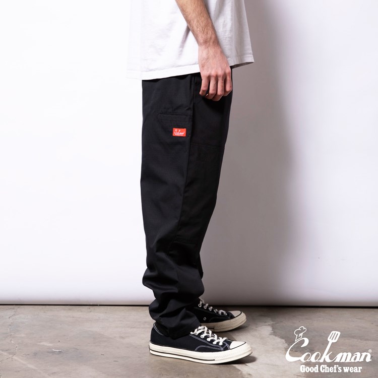 եѥ Chef Pants Double knee Ripstop Black