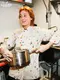 �����ե����� Chef Coat Long Sleeve Vented Sauce Splash Beige