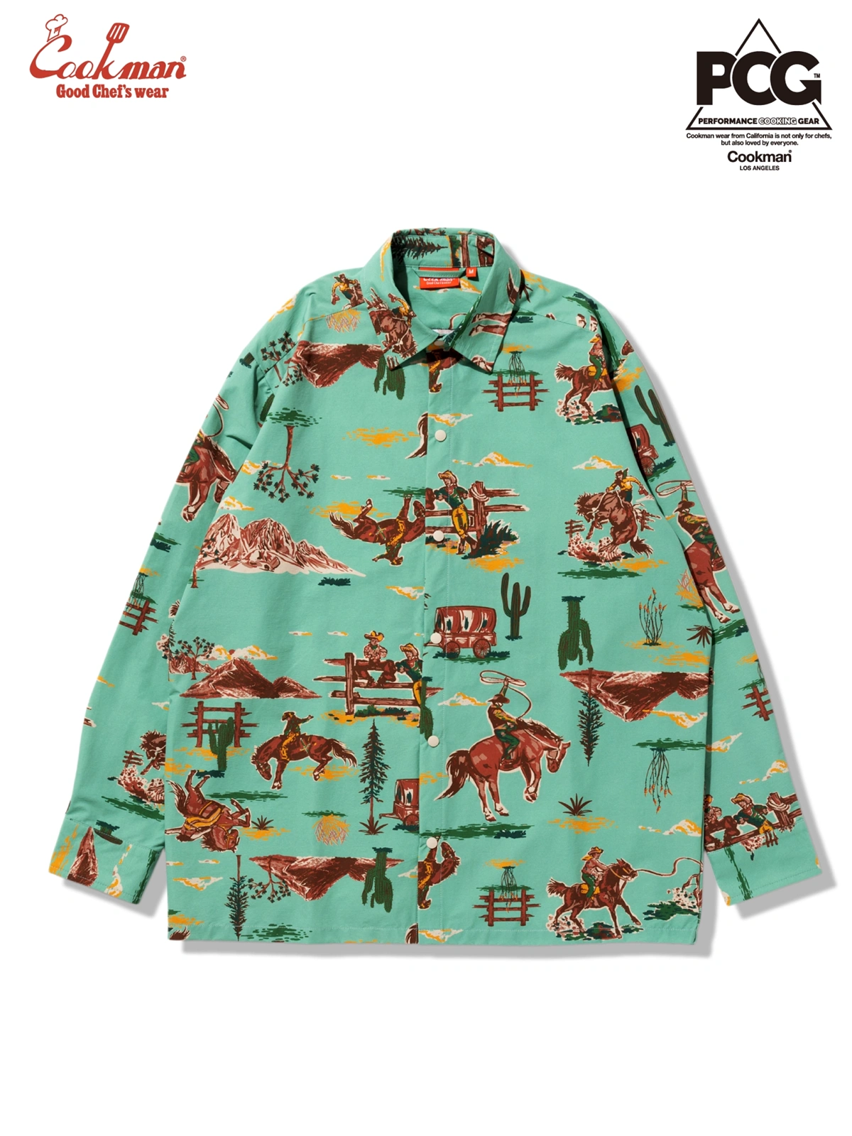 �������� Work Shirts Long Sleeve Western Light Blue