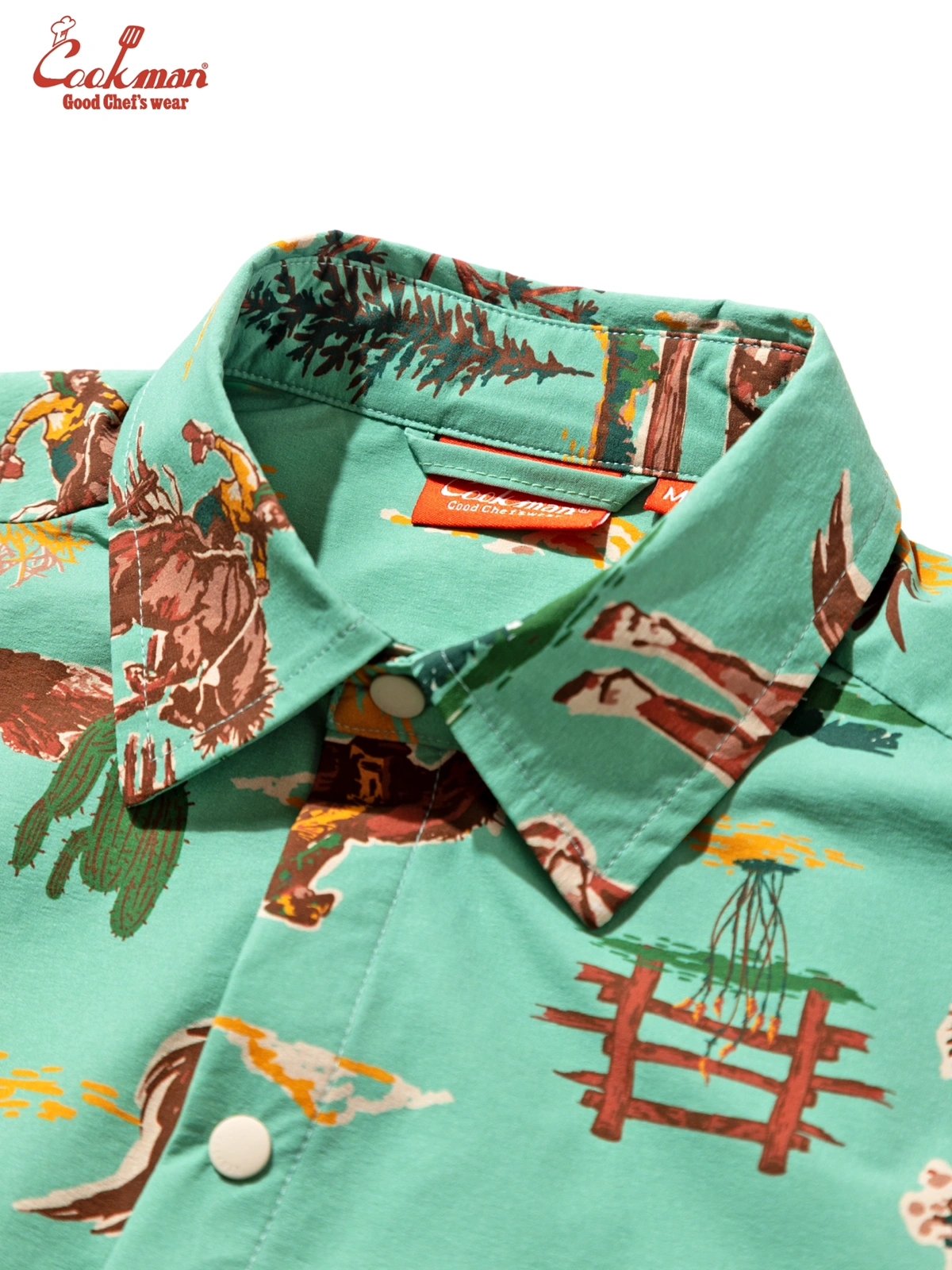 �������� Work Shirts Long Sleeve Western Light Blue