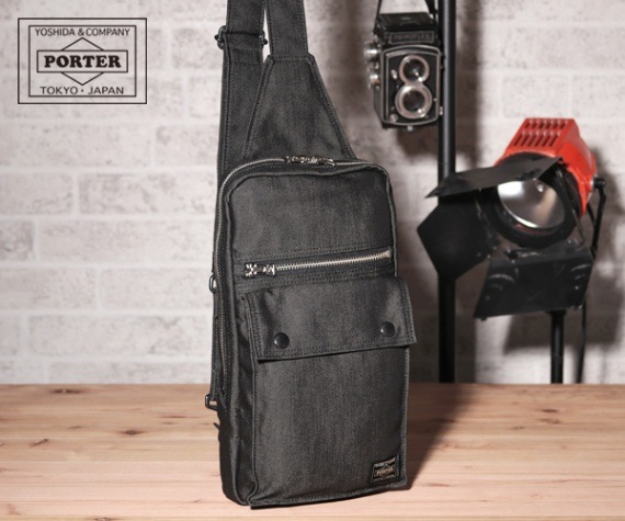 【選べるノベルティ付】 ポーター スモーキー ワンショルダーバッグ(カラー:ブラック)592-07531 吉田カバン PORTER SMOKY