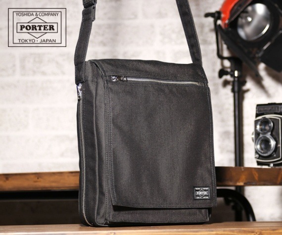 【選べるノベルティ付】ポーター スモーキー フラップショルダー(カラー:ブラック)592-07628 吉田カバン PORTER SMOKY