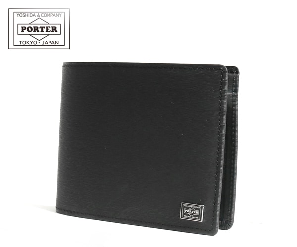 【選べるノベルティ付】ポーター カレント 2つ折りウォレット 財布 (カラー:ブラック) 052-02204 吉田カバン PORTER CURRENT