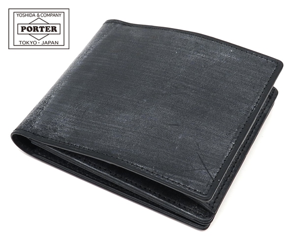 PORTER ポーター二つ折り革財布 ブライドルレザー 吉田カバン PORTER ポーター ビル ブライドル ウォレット 185-02255 財布 二