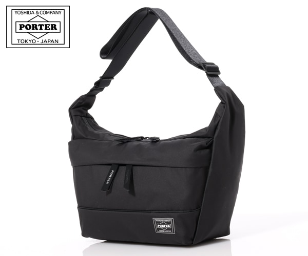 まる　ポーターバック ポーター ムース ショルダーバッグ(S) 751-29875 （カラー：ブラック