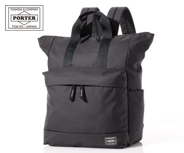 ポーター ムース 2WAYデイパック(L) 751-28176 (カラー:ブラック) | 吉田カバン PORTER 鞄