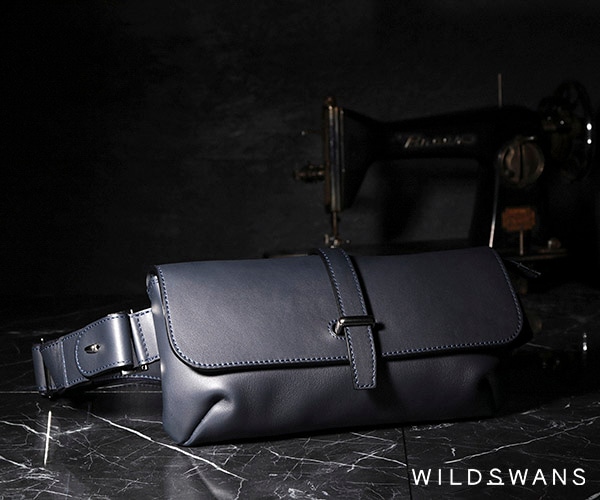 ワイルドスワンズ SVELTO 黒 モンパルナス 未使用級 バッグ ショルダーバッグ《スヴェルト》モンパルナスカーフ｜WILDSWANS