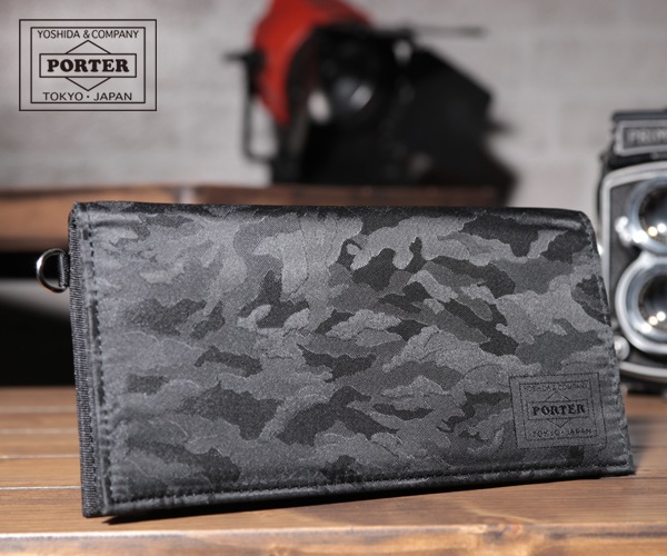 PORTERギリーウォレット　ウッドランドカモ＋ウォレットコード ポーター ギリー ウォレット 886-16140 （カラー：ウッドランドカモ
