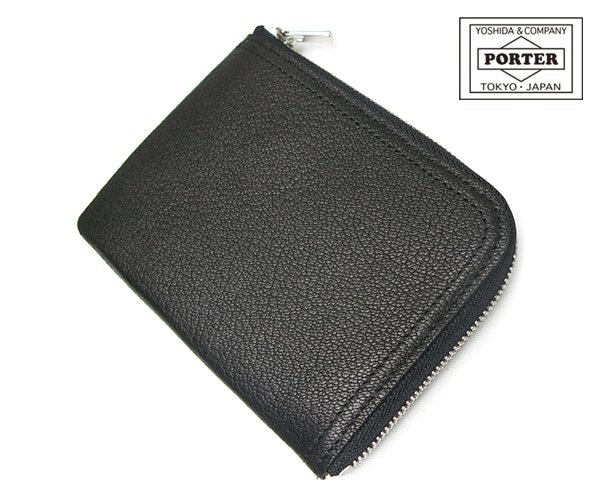 PORTER ダブルコインケース ブラック