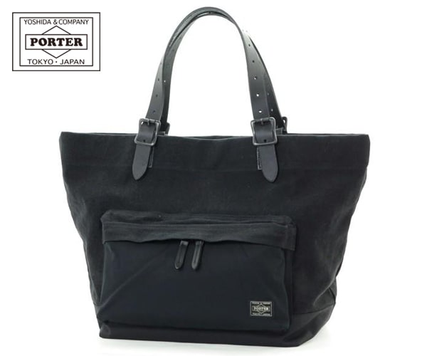 PORTER ポーター トートバッグ ブラック STAND TOTE BLACK DENIM(スタンドトート ブラックデニム) TOTE