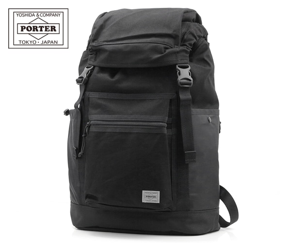 PORTERポーター フォース デイパック 吉田 ブラック PORTERポーター フォース デイパック 吉田 ブラック FORCE