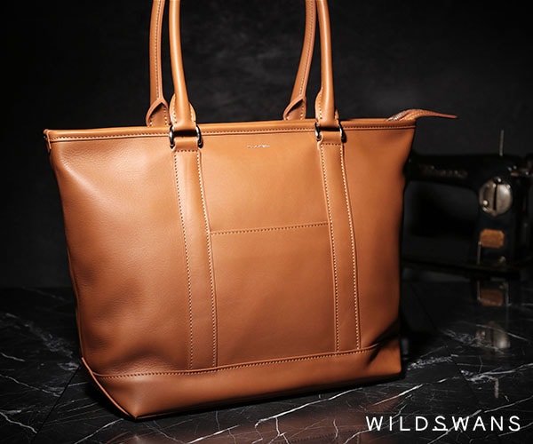【選べるノベルティ付】ワイルドスワンズ モンパルナス ヴィアッジャ トートバッグ(カラ:キャメル)MONTPARNASSE VIAGGIA WILD SWANS