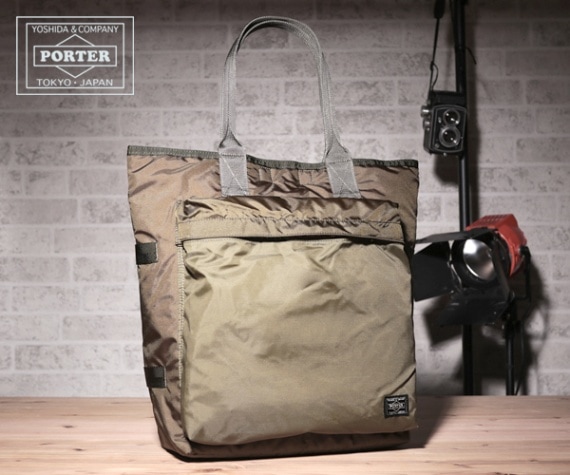 【選べるノベルティ付】 ポーター フォース トートバッグ(カラー:オリーヴドラブ)855-07595 吉田カバン PORTER FORCE