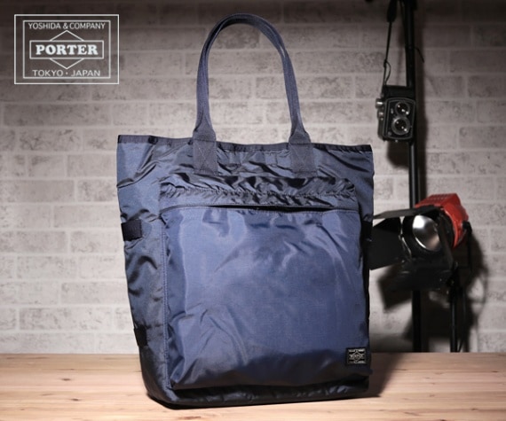【選べるノベルティ付】 ポーター フォース トートバッグ(カラー:ネイビー)855-07595 吉田カバン PORTER FORCE