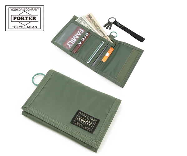 極美品❗️PORTER ポーター　カプセルウォレット　二つ折り財布　オレンジ ポーター カプセル ウォレット 555-06439 （カラー：オレンジ