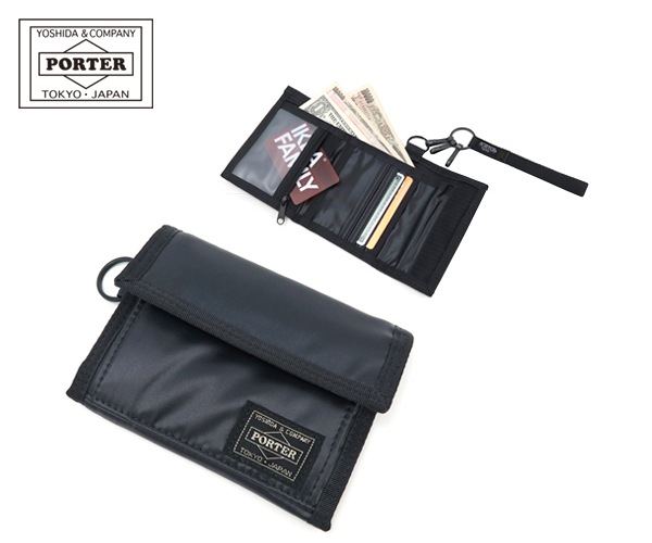 PORTER CAPSULE ウォレット 555-06440 美品 ブラック ポーター カプセル ウォレット 555-06440 （カラー：ブラック