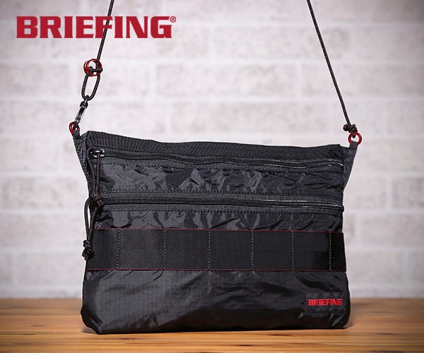 【選べるノベルティ付】 ブリーフィング BRIEFING サコッシュ SACOCHE M SL PACKABLE(カラー:ブラック)BRM181205