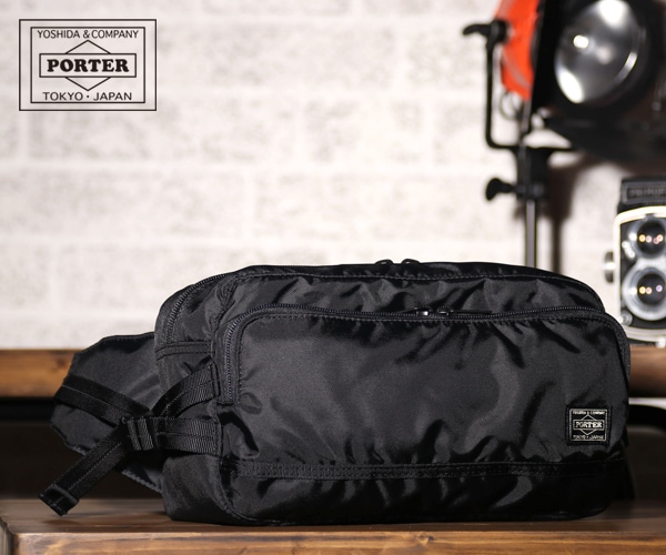 porterフラッシュウエストバッグ黒 PORTER ポーター フラッシュ ウエストバッグ 689-05942 10