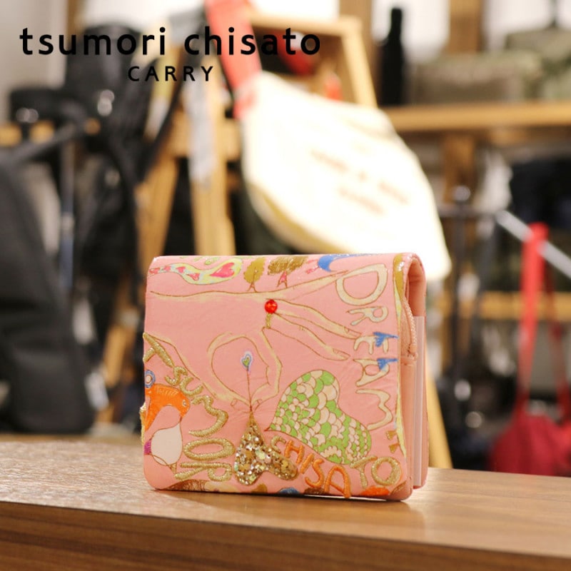 【選べるノベルティ付】 tsumori chisato ツモリチサト ハッピースタッフ ミニ財布 (カラー:ピンク) 57525