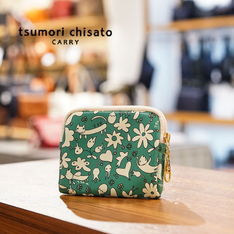【選べるノベルティ付】tsumori chisato ツモリチサト フェアリー マルチケース (カラー:グリーン) 57395