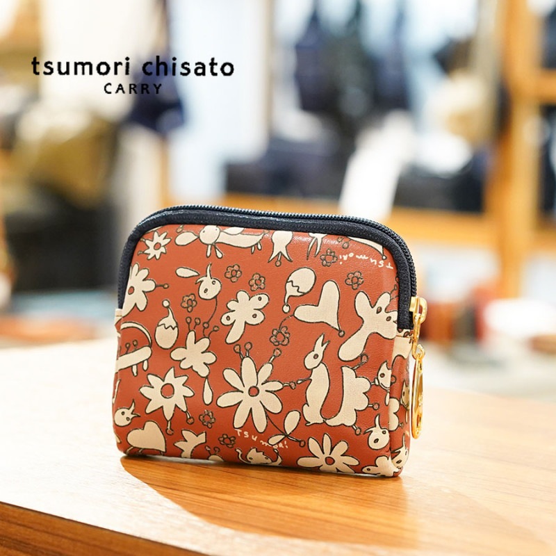 【選べるノベルティ付】tsumori chisato ツモリチサト フェアリー マルチケース (カラー:ブラウン) 57395
